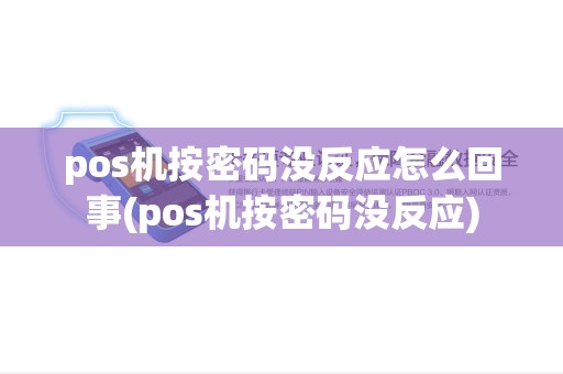 pos机按密码没反应怎么回事(pos机按密码没反应)