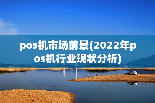 pos机市场前景(2022年pos机行业现状分析)
