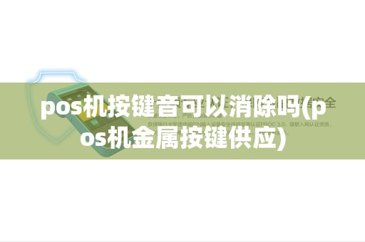 pos机按键音可以消除吗(pos机金属按键供应)
