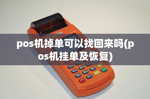 pos机掉单可以找回来吗(pos机挂单及恢复)
