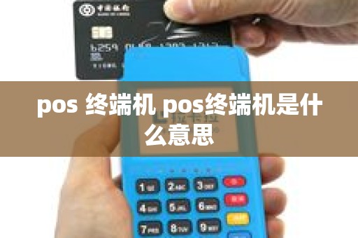 pos 终端机 pos终端机是什么意思