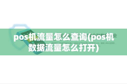 pos机流量怎么查询(pos机数据流量怎么打开) pos机流量怎么查询(pos机数据流量怎么打开)