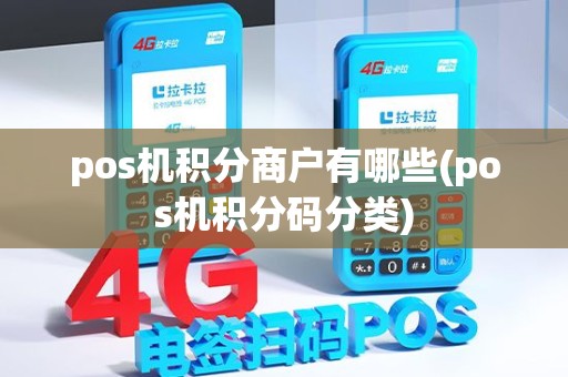 pos机积分商户有哪些(pos机积分码分类) pos机积分商户有哪些(pos机积分码分类)