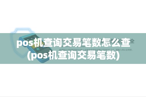 pos机查询交易笔数怎么查(pos机查询交易笔数) pos机查询交易笔数怎么查(pos机查询交易笔数)
