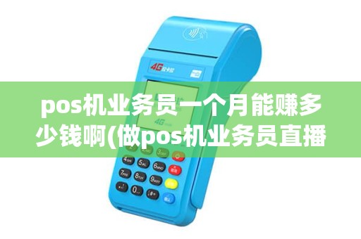 pos机业务员一个月能赚多少钱啊(做pos机业务员直播) pos机业务员一个月能赚多少钱啊(做pos机业务员直播)