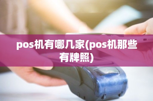 pos机有哪几家(pos机那些有牌照)